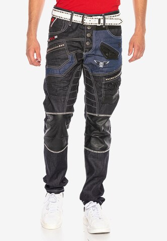 CIPO & BAXX Regular Jeans in Blauw: voorkant