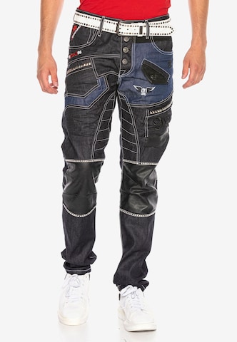 CIPO & BAXX Regular Jeans in Blauw: voorkant