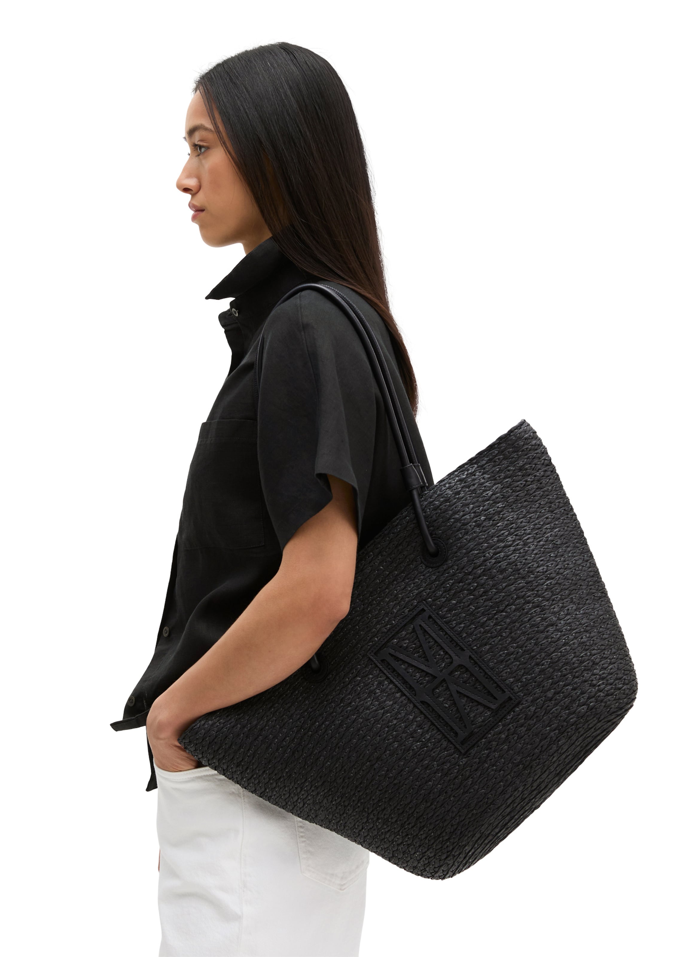 Marc O'Polo Shopper in Black: front