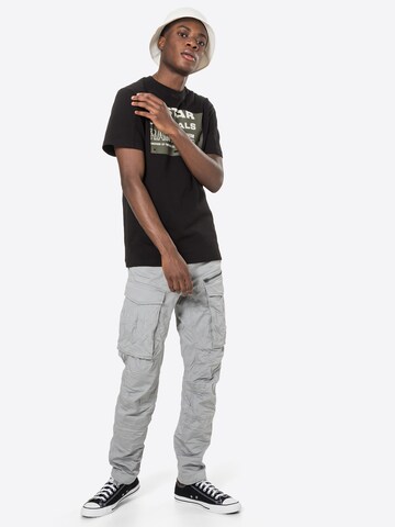 G-Star RAW Tapered Cargobroek 'Rovic 3D' in Grijs