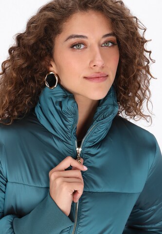 Veste mi-saison faina en vert