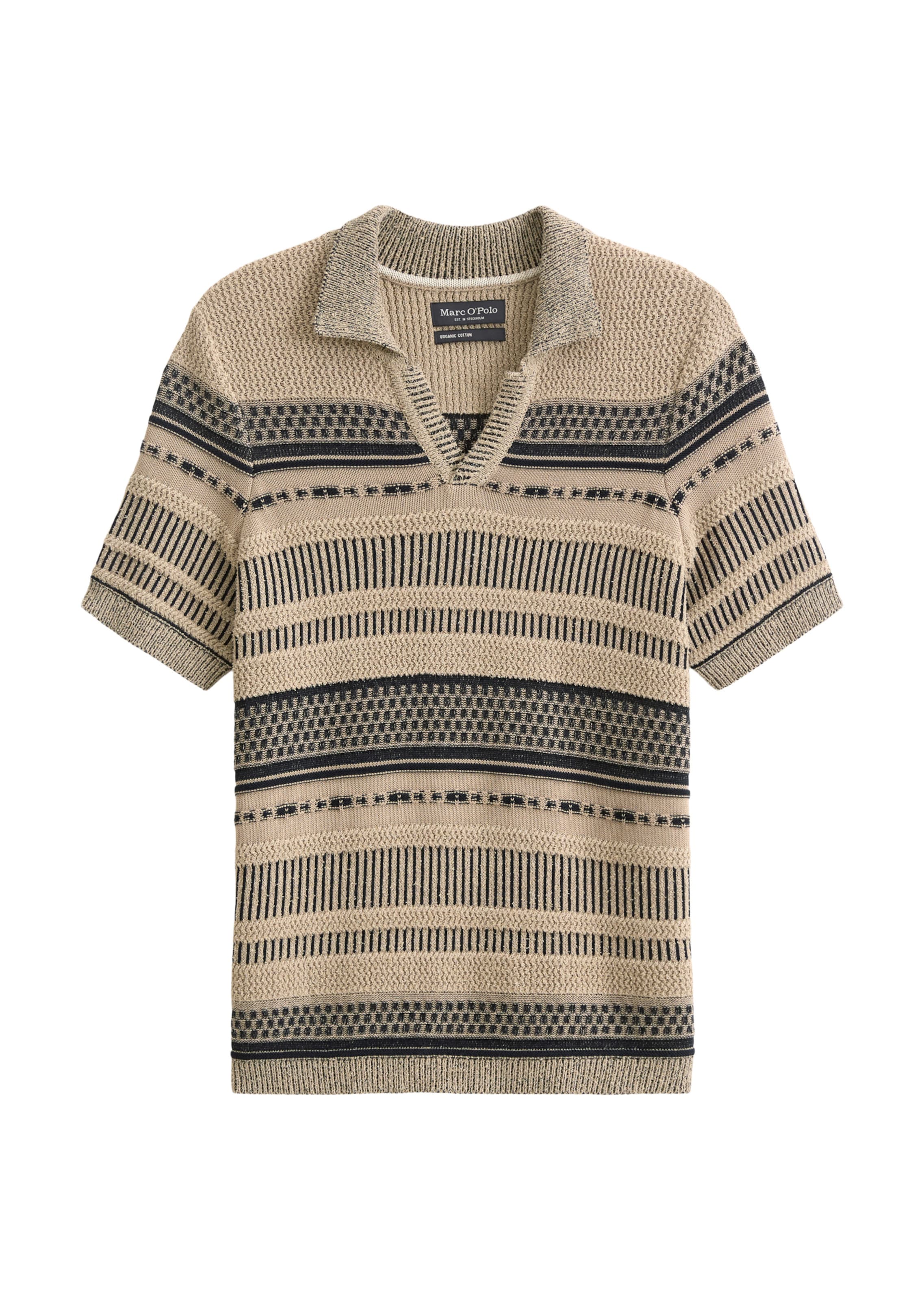 Marc O'Polo Sweater in Dark beige / Black, Item view
