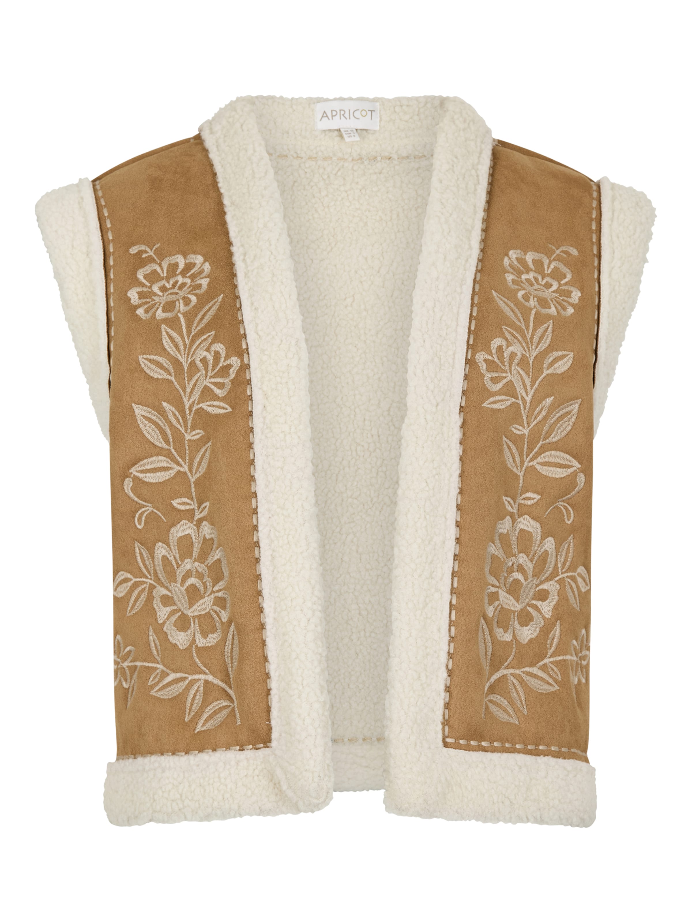 Gilet Apricot en marron : devant