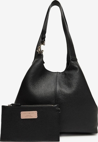 Coccinelle - Bolso de hombro en negro: frente