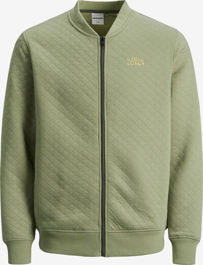 JACK & JONES Sweatjacke in hellgrün, Produktansicht