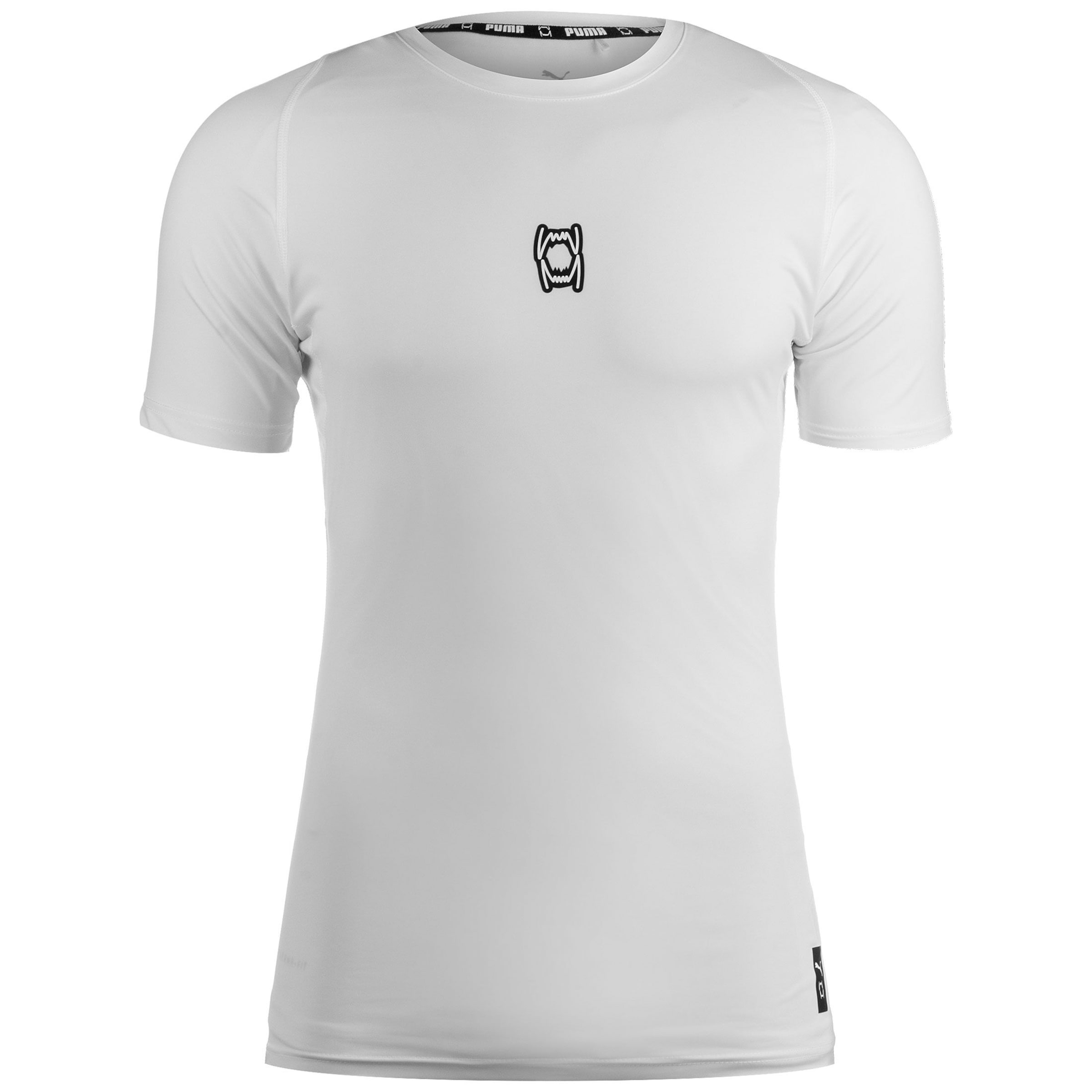PUMA Base Layer 'Hoops Team' in White: front