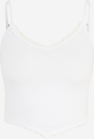 HOLLISTER Top in White: front