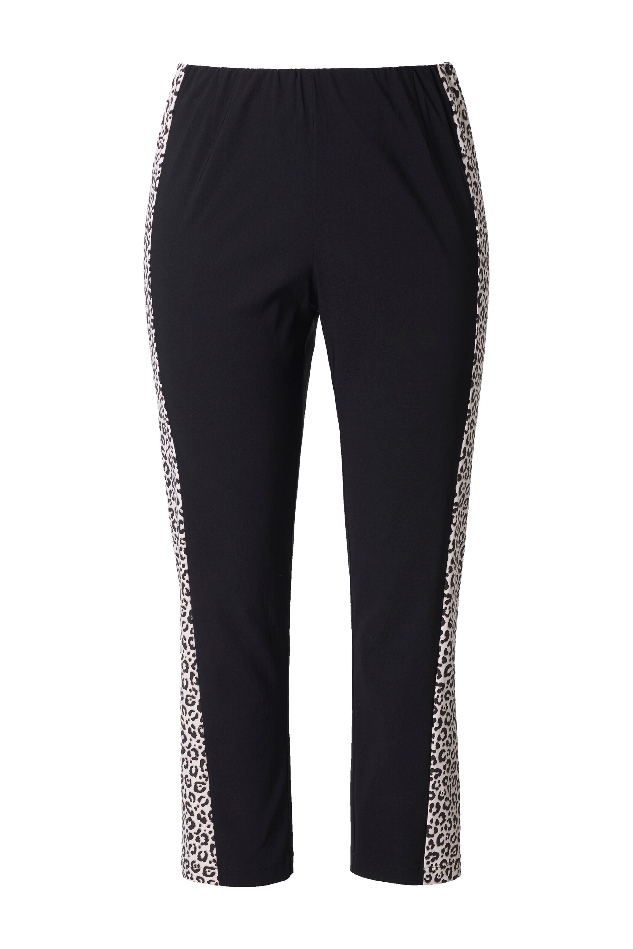 MIAMODA Slimfit Broek in Zwart: voorkant