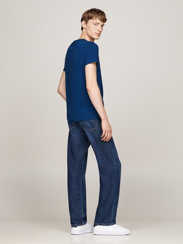 TOMMY HILFIGER Slim fit Μπλουζάκι σε μπλε