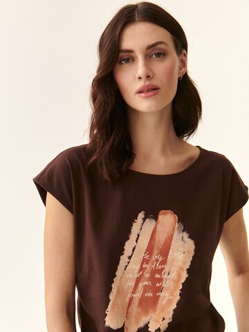 T-shirt 'AMANDA' TATUUM en marron