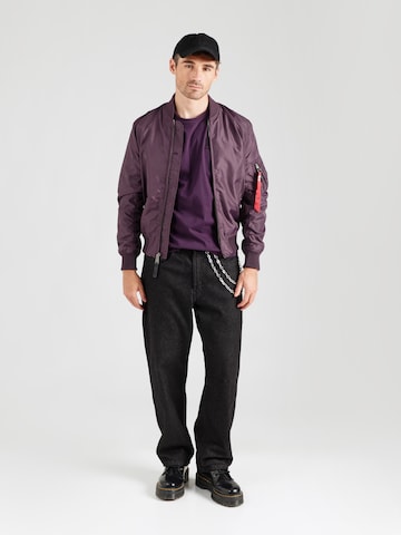 ALPHA INDUSTRIES Μπλουζάκι 'Berlin Candy Bomber' σε λιλά