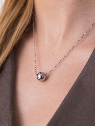PURELEI Ketting 'Minimalist Orb' in Zilver