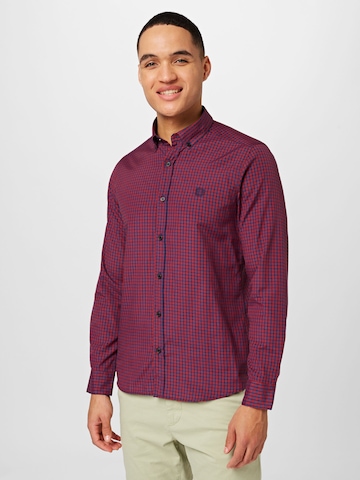 Coupe regular Chemise BURTON MENSWEAR LONDON en violet : devant