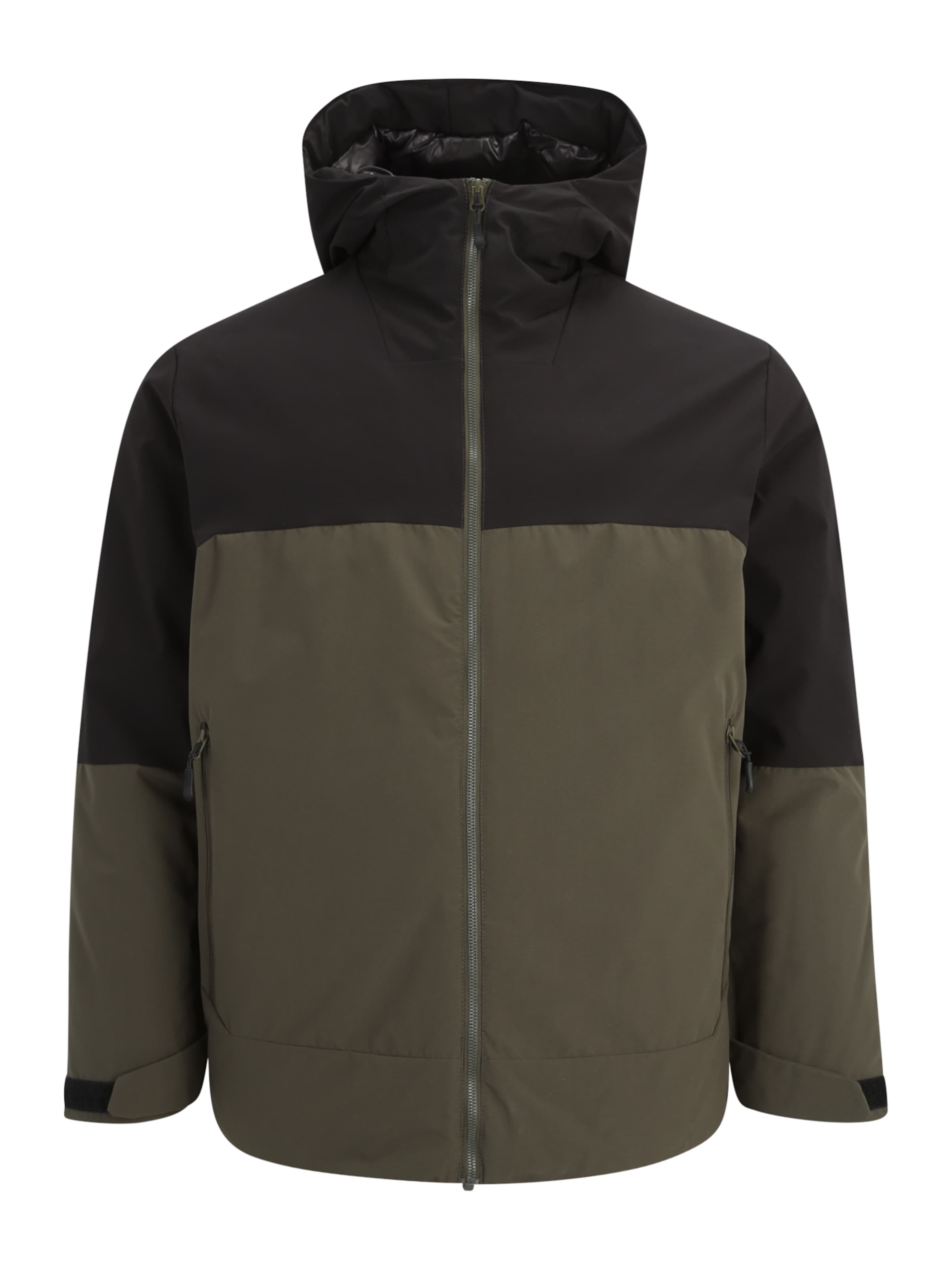 Veste mi-saison 'JCOAiden' Jack & Jones Plus en vert : devant