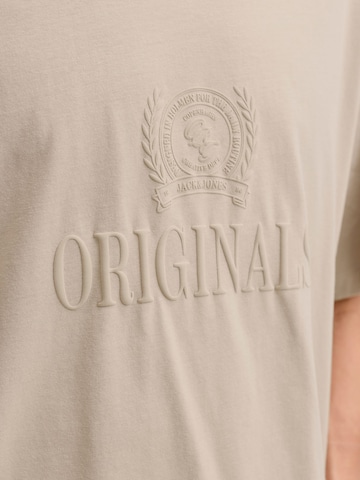 JACK & JONES Тениска 'JORFREDERIKSBERG' в сиво