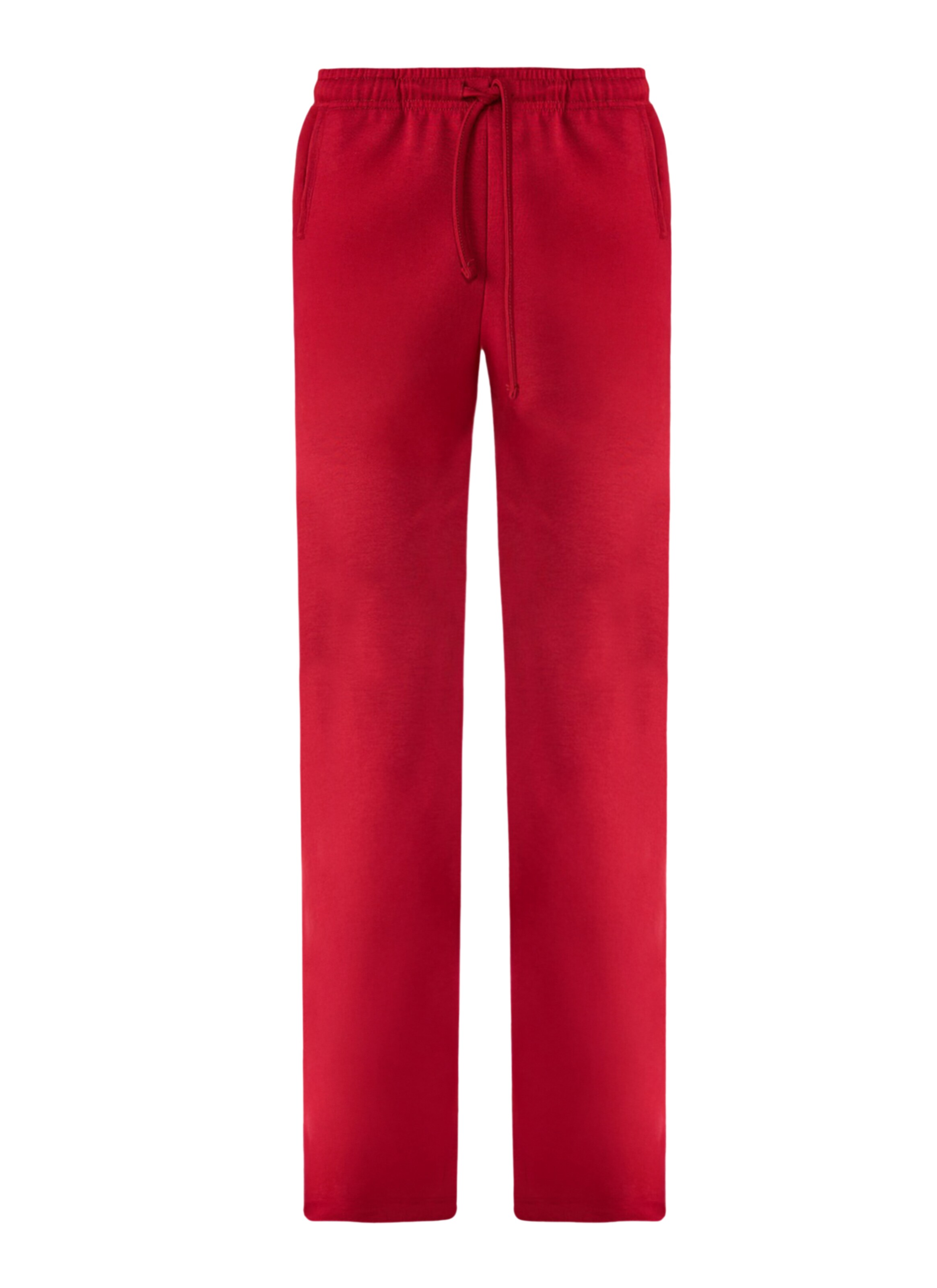 No Matter What Loosefit Broek in Rood: voorkant