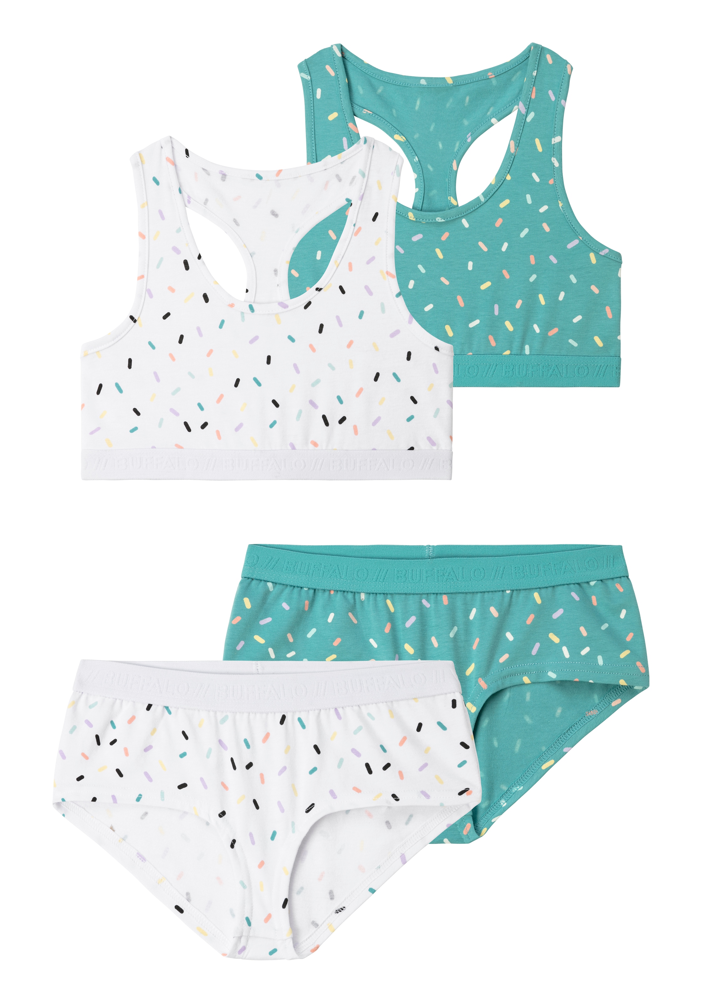 BUFFALO Set in Mixed colors: front