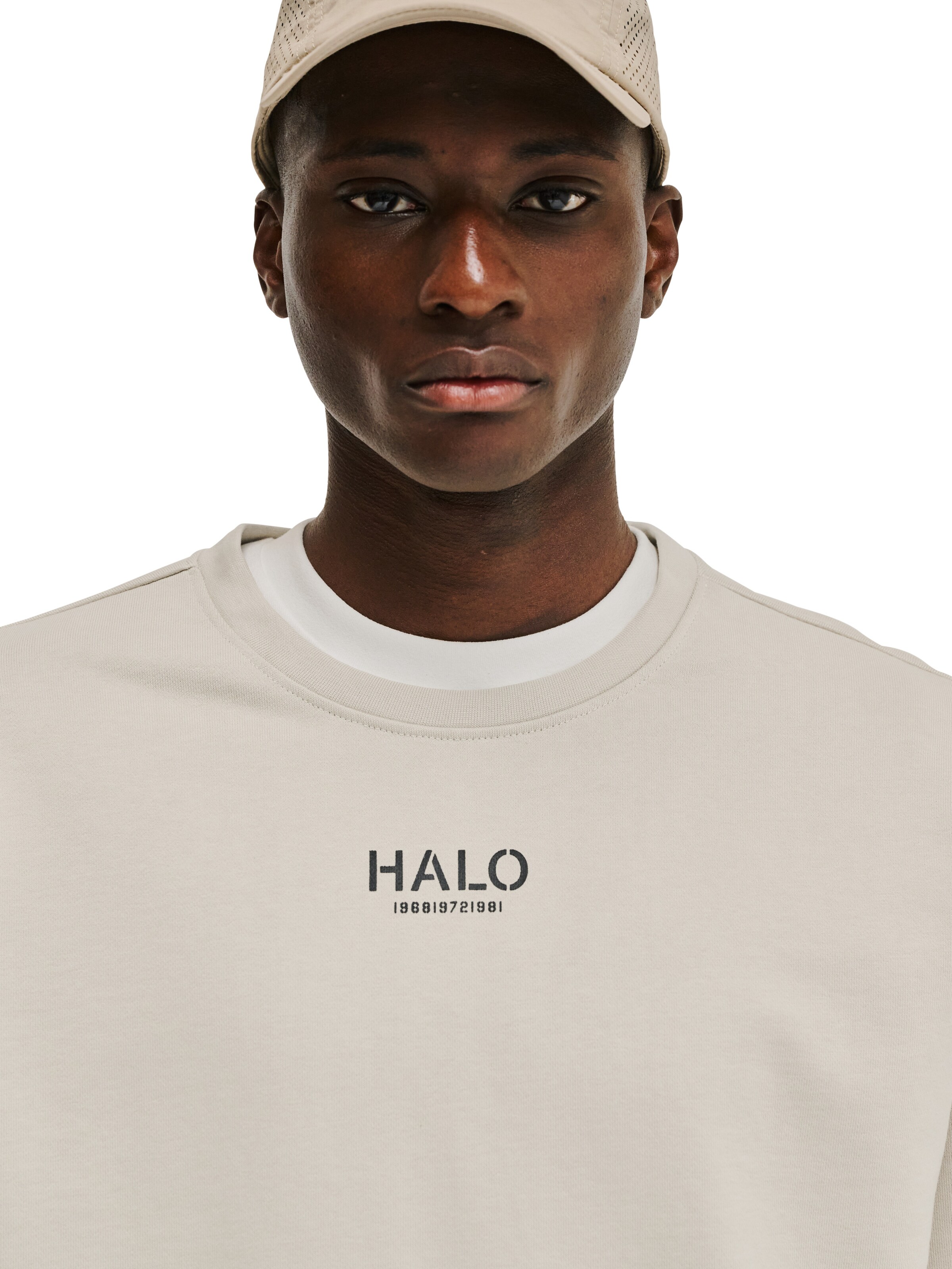 Sweat-shirt HALO en beige