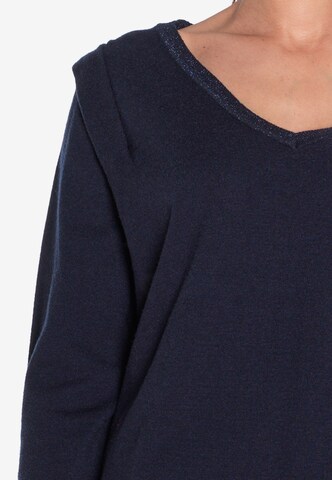 Le Temps Des Cerises Pullover in Blau