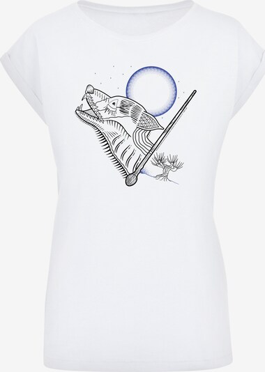 F4NT4STIC T-shirt 'Harry Potter Werewolf' en bleu foncé / noir / blanc, Vue avec produit