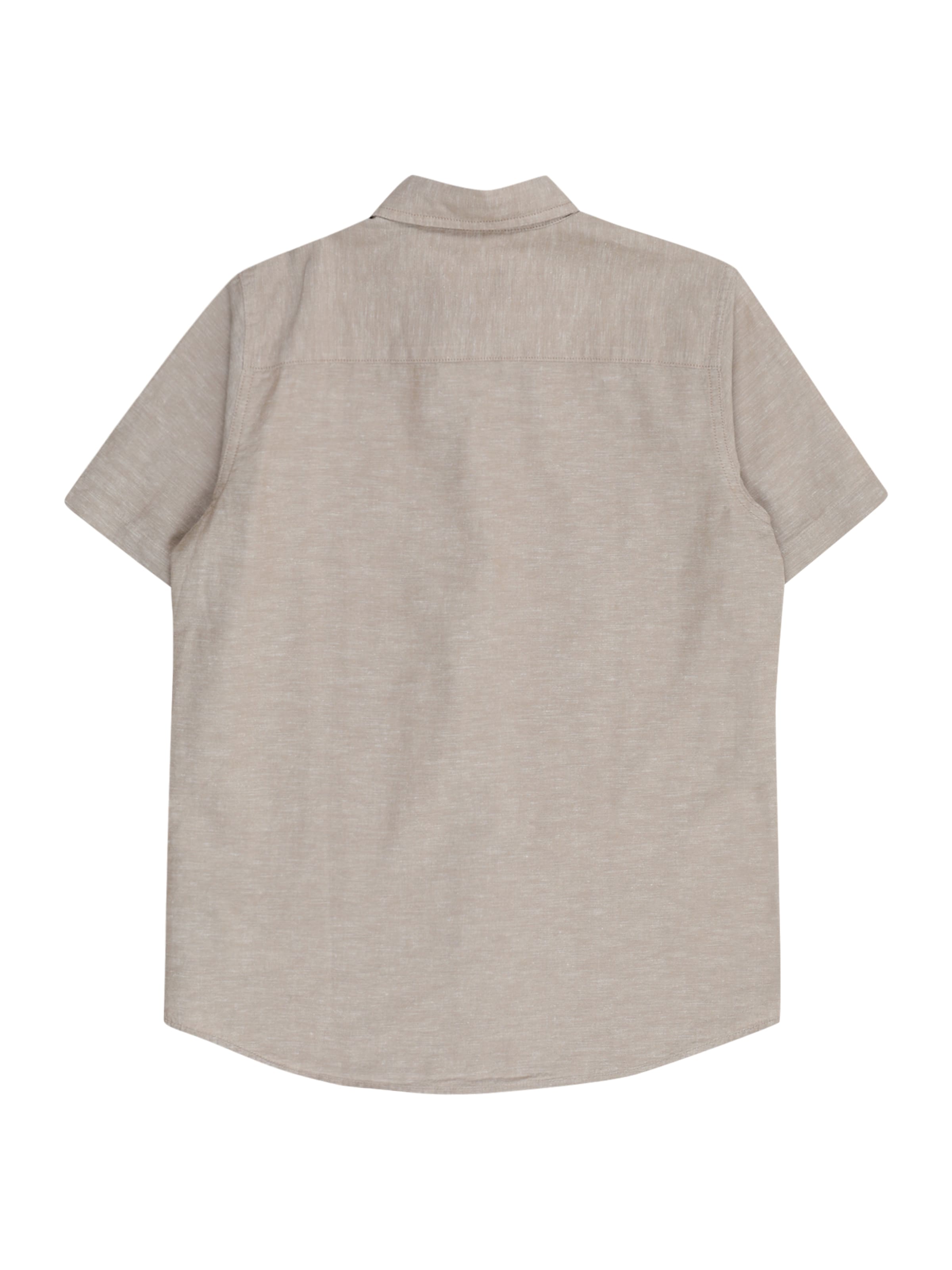 Jack & Jones Junior Regular fit Button Up Shirt 'JJBreeze' in Beige