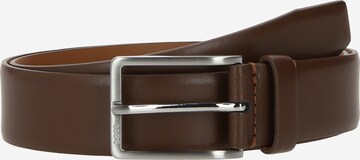 BOSS Belt 'Erman' in Brown: front