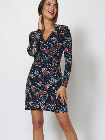 KOROSHI Kleid in Blau: Vorderseite