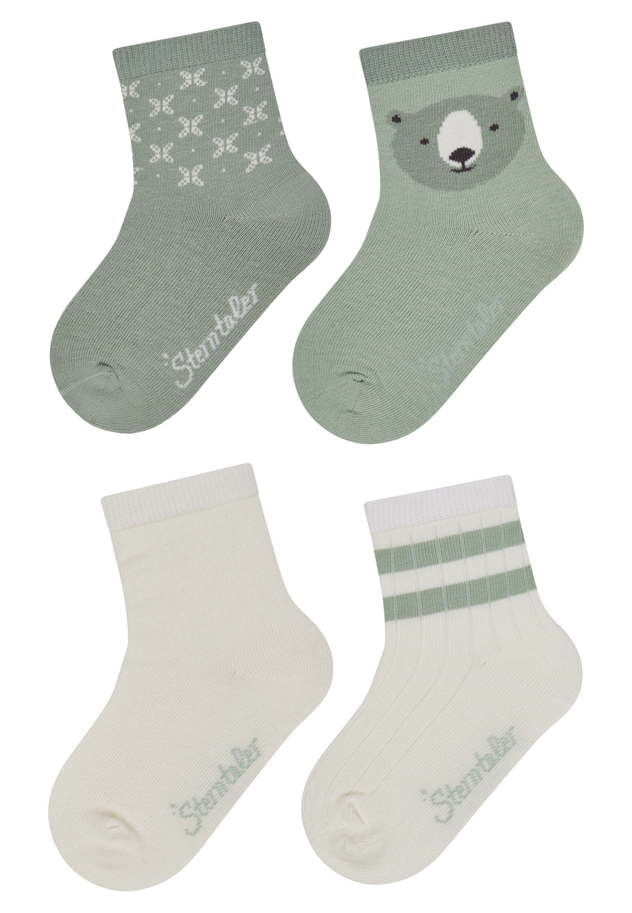 STERNTALER Socks in Green: front
