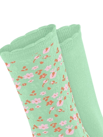 ESPRIT Socken 'Flower Meadow 2-Pack'‌‌‌‌‌‌‌‌‌‌ in Grün