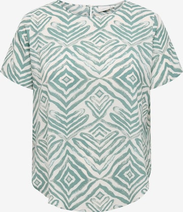 ONLY Carmakoma Blus 'CARVica' i grön: framsida