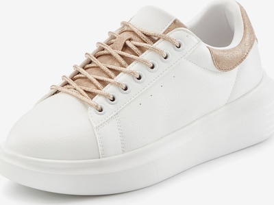 Sportbačiai be auliuko iš LASCANA, spalva – Auksas / balta, Prekių apžvalga