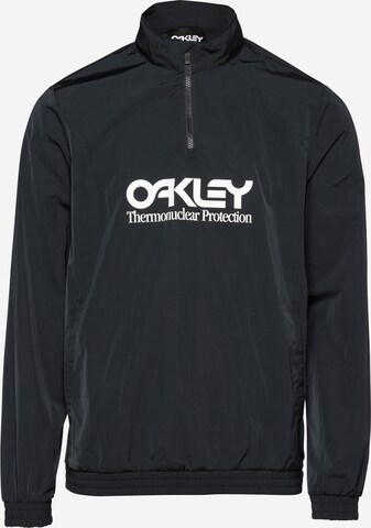 OAKLEY Regular fit Outdoor jacket in Black: front