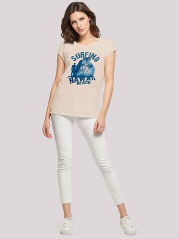 F4NT4STIC Shirt 'Hawaii Surf Beach Summer' in Beige
