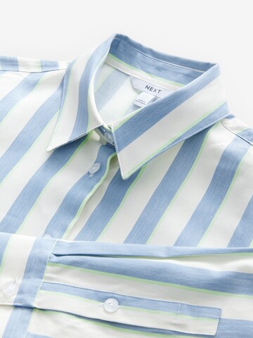 Next Bluse i blå