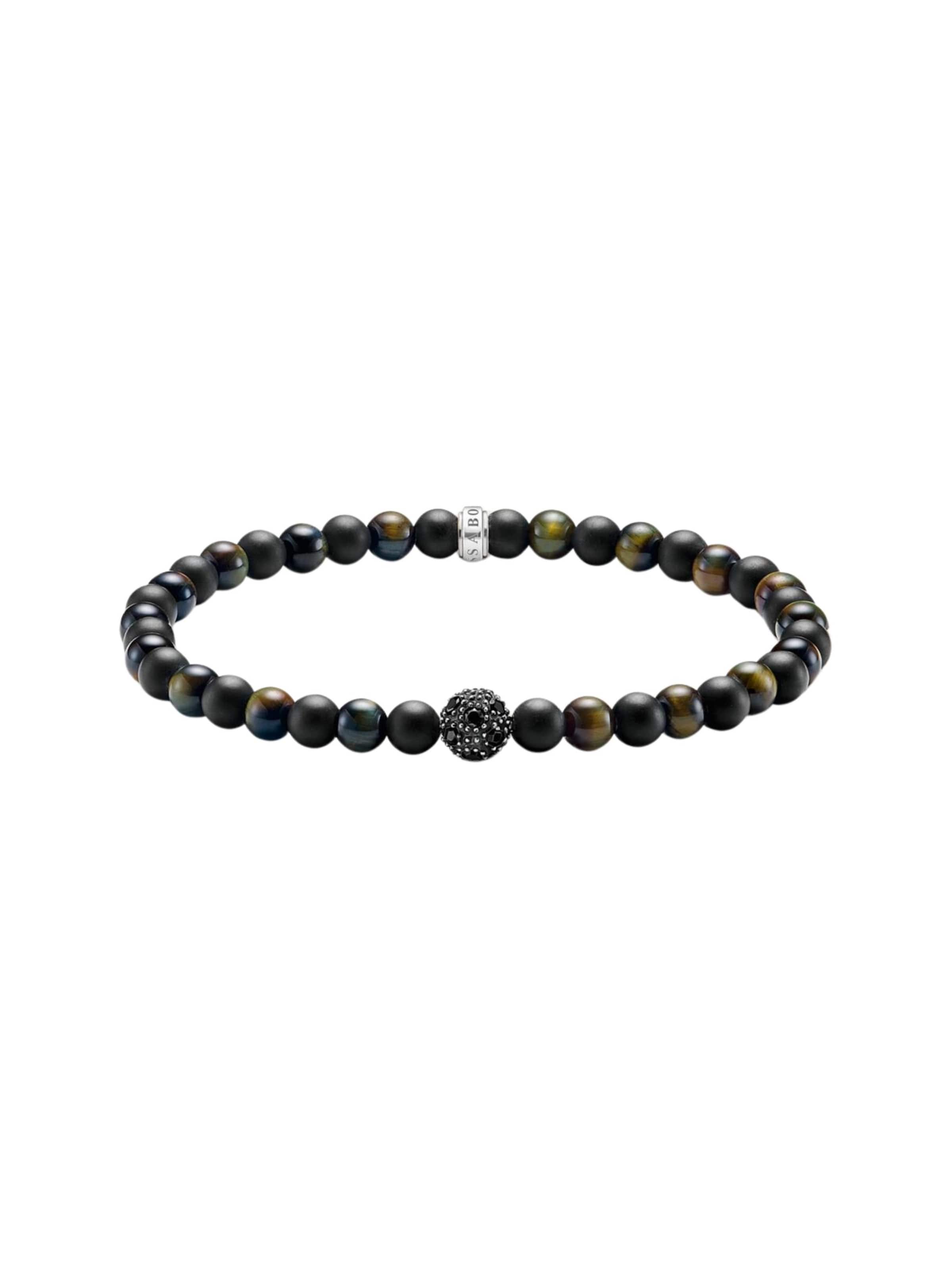 Thomas Sabo Armband‌‌‌‌‌‌‌‌‌‌ in Schwarz: Vorderseite