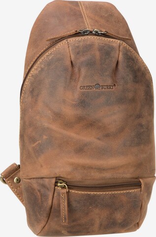 GREENBURRY Backpack ' Vintage 1612A ' in Brown: front