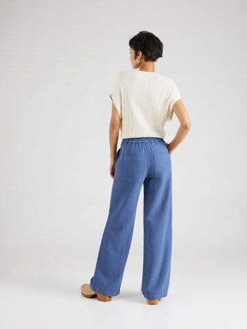 Wide leg Pantaloni con pieghe 'MANOLITA' di Thinking MU in blu