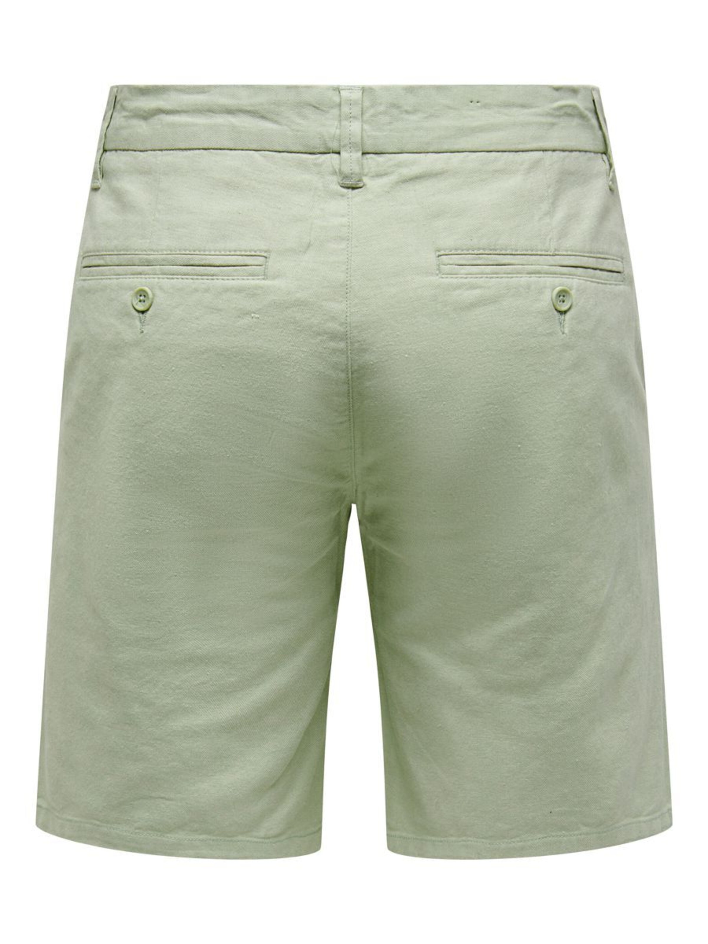 Regular Pantalon chino 'Mark' Only & Sons en vert