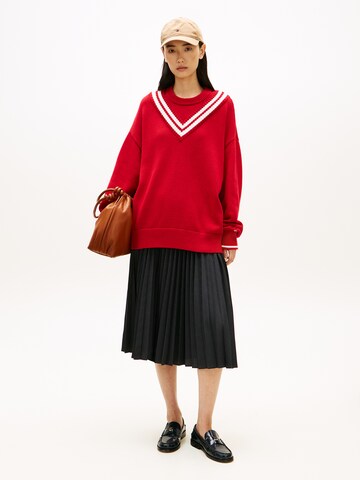 Pull-over TOMMY HILFIGER en rouge