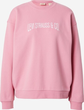 Sweat-shirt 'Graphic Salinas Crew' LEVI'S ® en rose : devant