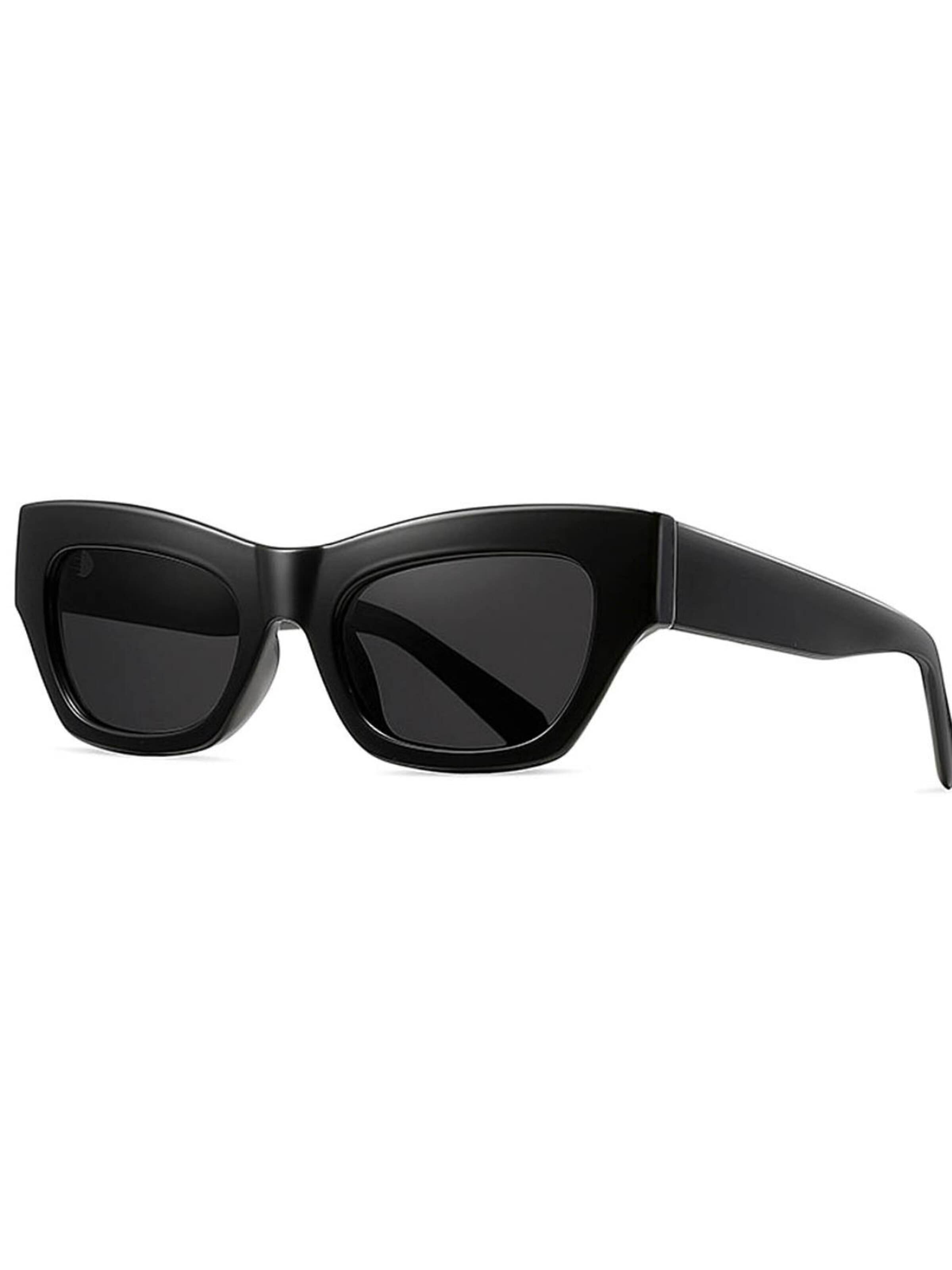 Lunettes de soleil VEYREY en noir : devant