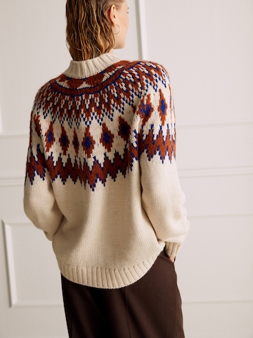 Guido Maria Kretschmer Women Sweater 'Greta' in Beige: back