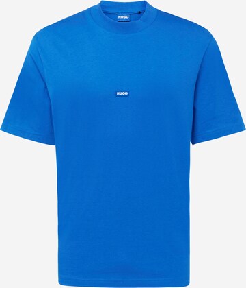 HUGO Shirt 'Nieros' in Blauw: voorkant