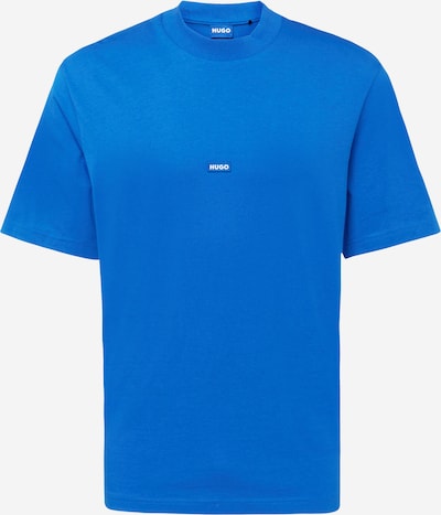HUGO T-Shirt 'Nieros' en bleu roi / blanc cassé, Vue avec produit