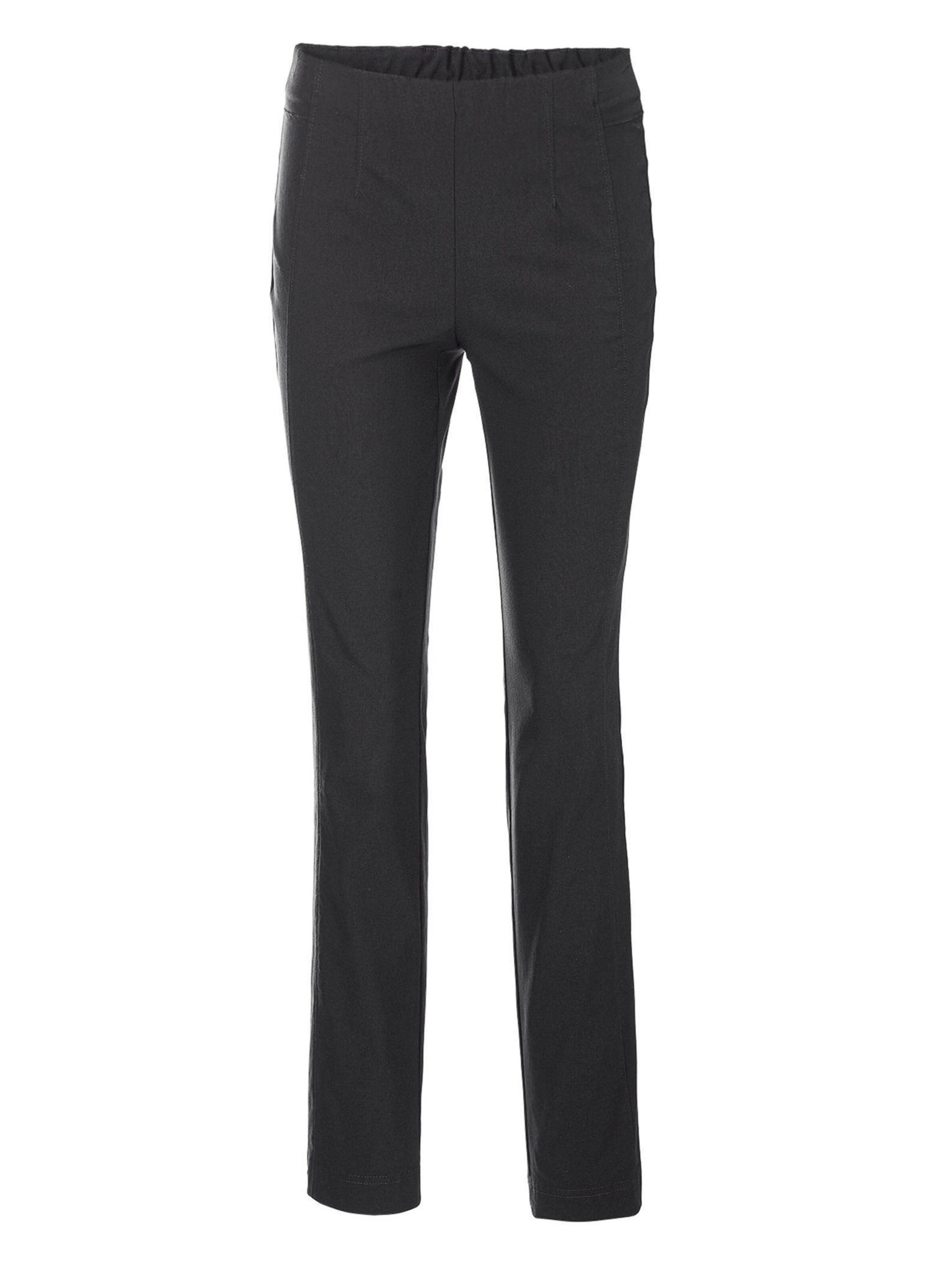 Goldner Broek 'Louisa' in Zwart: voorkant