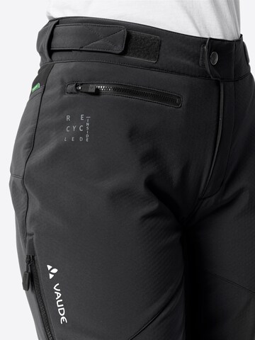 VAUDE Zúžený Outdoorové kalhoty 'Qimsa II' – černá