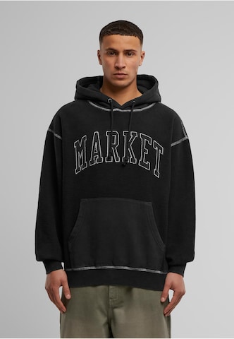 MARKET Sweatshirt 'Reverse Arc' in Schwarz: Vorderseite