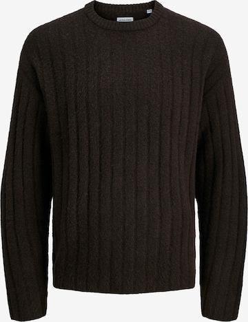 Pull-over 'JJEBRADLEY CARTER' JACK & JONES en marron : devant