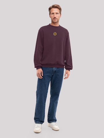 F4NT4STIC Sweatshirt 'Happy Flower' in Lila