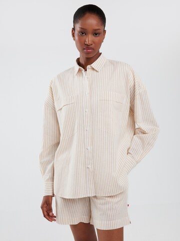 Camicia da donna 'Endasa' di BIG STAR in beige: frontale